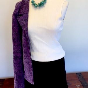 Off white turtle neck sleeveless size small